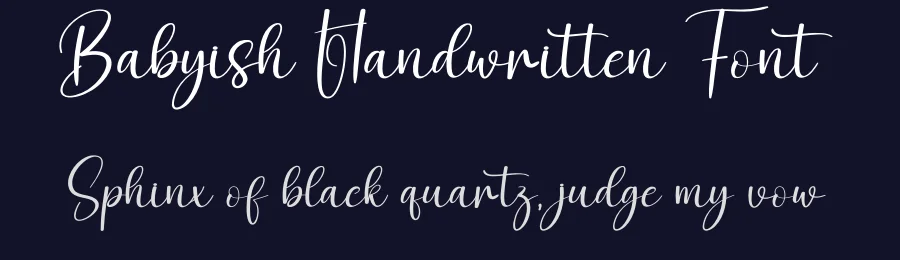 Babyish Handwritten Font by andikastudio — Script Handwritten Font — thumbnail 2