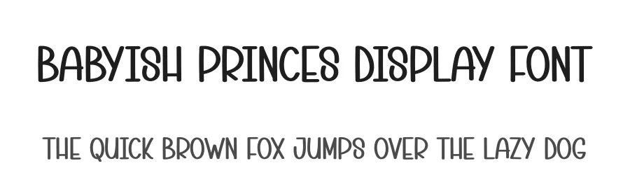 Babyish Princes Display Font by andikastudio — Display Font