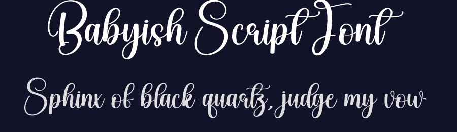 Babyish Script Font by creativeletter — Script Handwritten Font — thumbnail 2