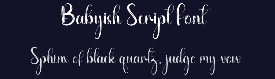 Babyish Script Font by andikastudio — Script Handwritten Font — thumbnail 2