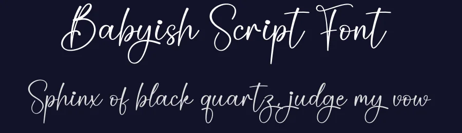Babyish Script Font by creativeletter — Script Handwritten Font — thumbnail 2
