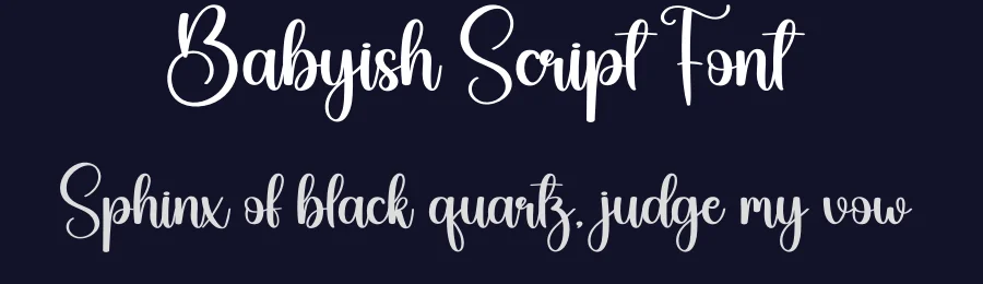 Babyish Script Font by creativeletter — Script Handwritten Font — thumbnail 2