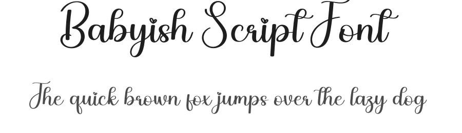 Babyish Script Font by andikastudio — Script Handwritten Font