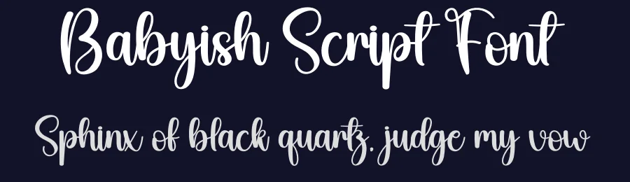 Babyish Script Font by andikastudio — Script Handwritten Font — thumbnail 2
