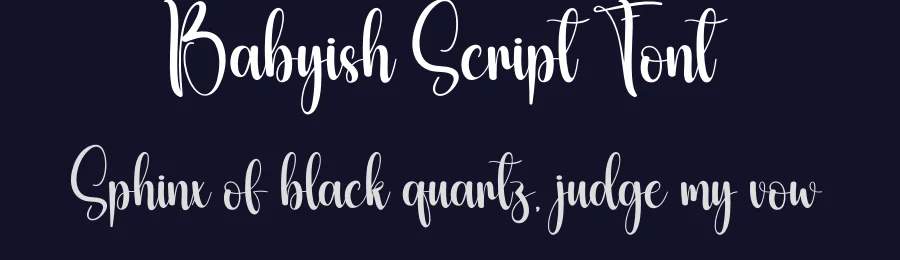 Babyish Script Font by creativeletter — Script Handwritten Font — thumbnail 2
