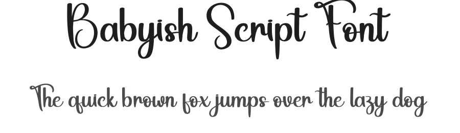 Babyish Script Font by andikastudio — Script Handwritten Font