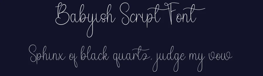 Babyish Script Font by andikastudio — Script Handwritten Font — thumbnail 2