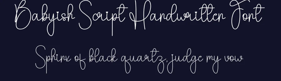 Babyish Script Handwritten Font by andikastudio — Script Handwritten Font — thumbnail 2