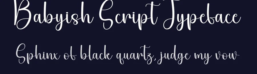 Babyish Script Typeface by andikastudio — Script Handwritten Font — thumbnail 2