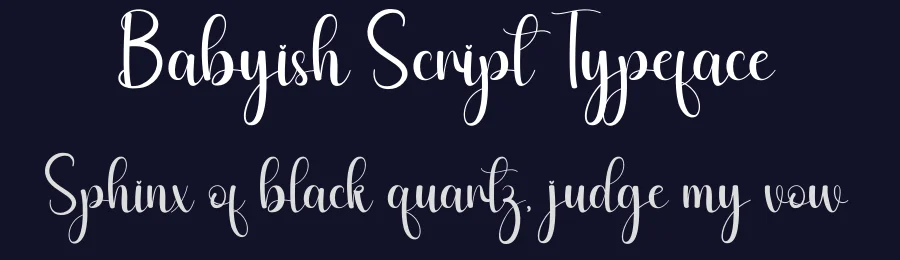 Babyish Script Typeface by andikastudio — Script Handwritten Font — thumbnail 2