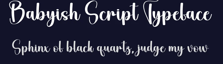 Babyish Script Typeface by andikastudio — Script Handwritten Font — thumbnail 2