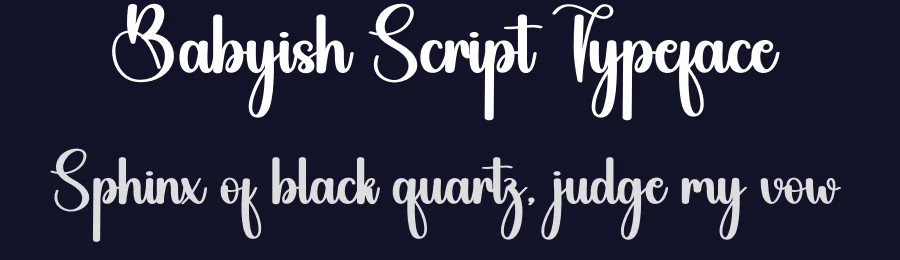 Babyish Script Typeface by andikastudio — Script Handwritten Font — thumbnail 2