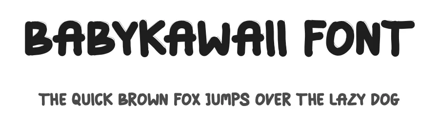BabyKawaii Font by idealeksis — Display Font