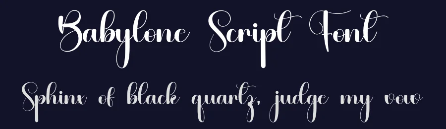 Babylone Script Font by inermediaSTUDIO — Script Handwritten Font — thumbnail 2