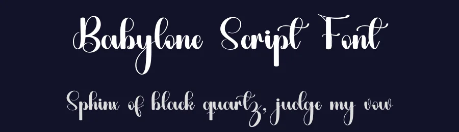 Babylone Script Font by inermediaSTUDIO — Script Handwritten Font — thumbnail 2