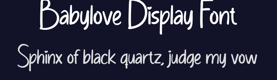 Babylove Display Font by creativeletter — Script Handwritten Font — thumbnail 2