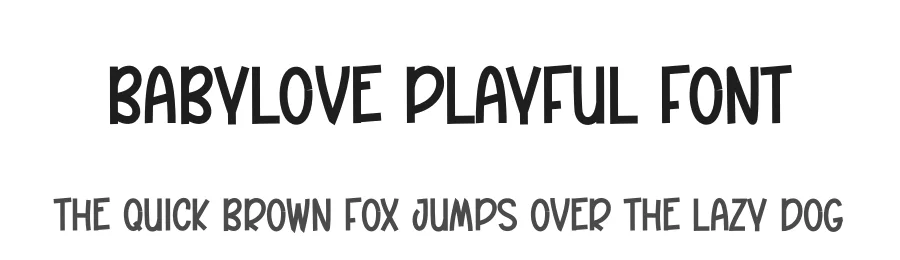 Babylove Playful Font by andikastudio — Display Font