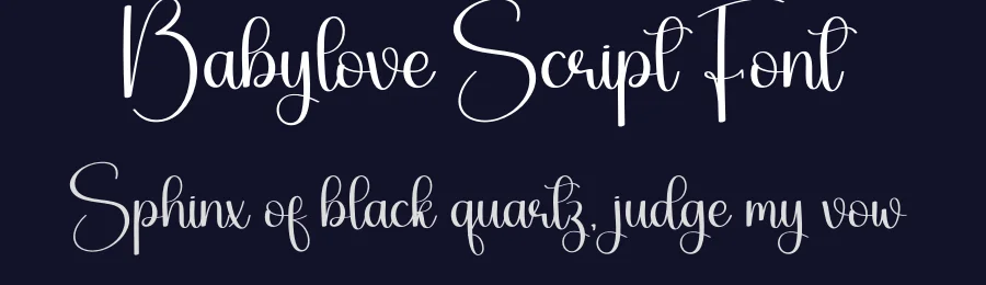 Babylove Script Font by creativeletter — Script Handwritten Font — thumbnail 2