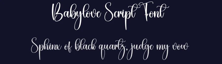 Babylove Script Font by creativeletter — Script Handwritten Font — thumbnail 2