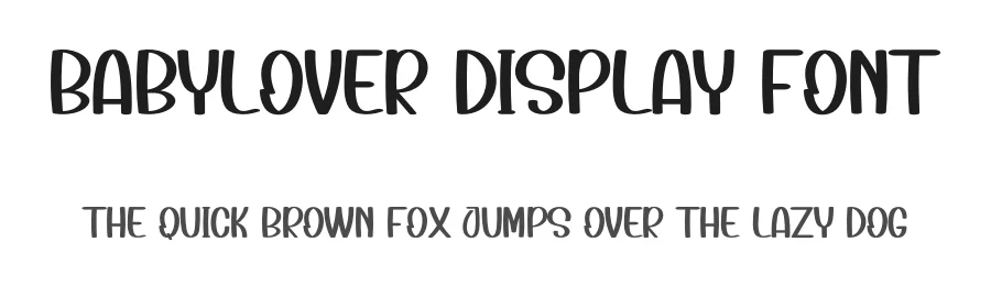 BabyLover Display Font by inermediaSTUDIO — Display Font