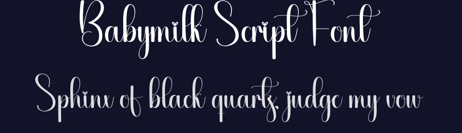 Babymilk Script Font by creativeletter — Script Handwritten Font — thumbnail 2