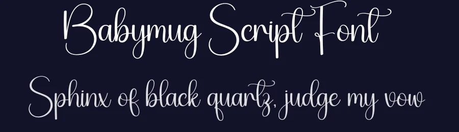 Babymug Script Font by creativeletter — Script Handwritten Font — thumbnail 2