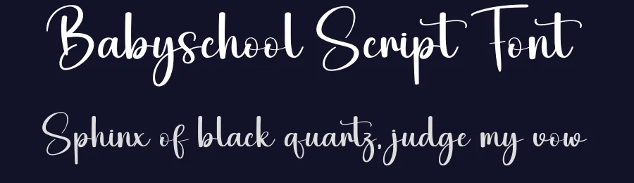 Babyschool Script Font by creativeletter — Script Handwritten Font — thumbnail 2