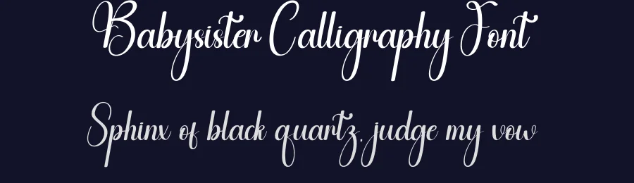 Babysister Calligraphy Font by andikastudio — Script Handwritten Font — thumbnail 2