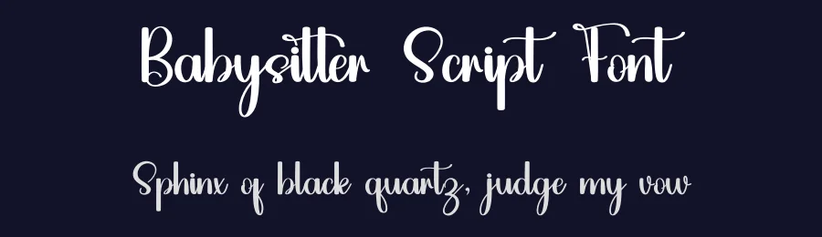 Babysitter Script Font by inermediaSTUDIO — Script Handwritten Font — thumbnail 2