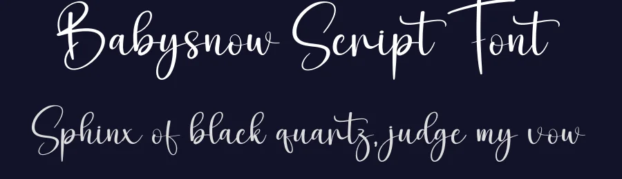 Babysnow Script Font by andikastudio — Script Handwritten Font — thumbnail 2