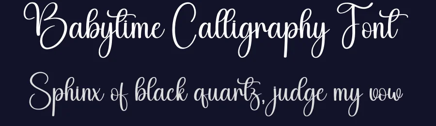 Babytime Calligraphy Font by creativeletter — Script Handwritten Font — thumbnail 2