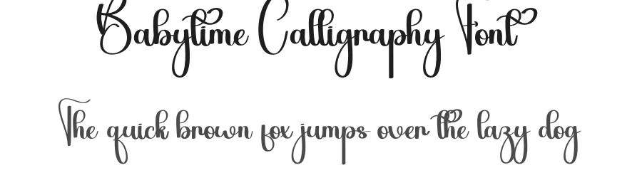 Babytime Calligraphy Font by andikastudio — Script Handwritten Font