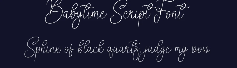 Babytime Script Font by creativeletter — Script Handwritten Font — thumbnail 2