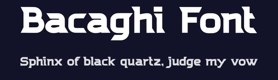 Bacaghi Font by Pinisiart — Display Font — thumbnail 2