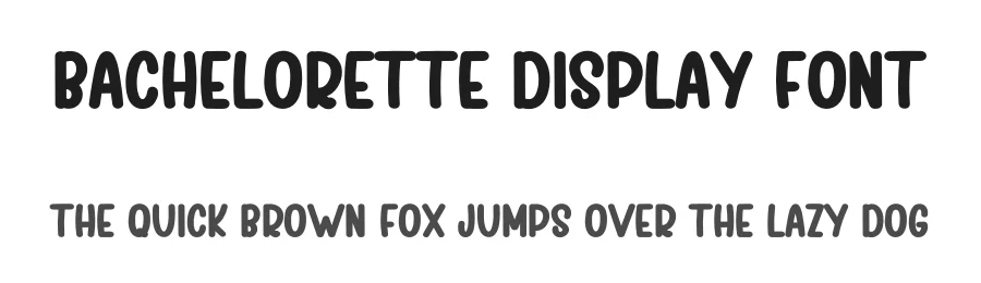 Bachelorette Display Font by inermediaSTUDIO — Display Font
