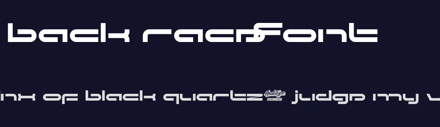 Back Race Font by noahtype — Display Font — thumbnail 2