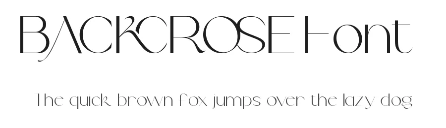 Backcrose Font by RaisProject β Sans Serif Font