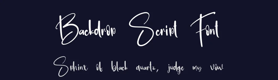Backdrop Script Font by creativeletter — Script Handwritten Font — thumbnail 2