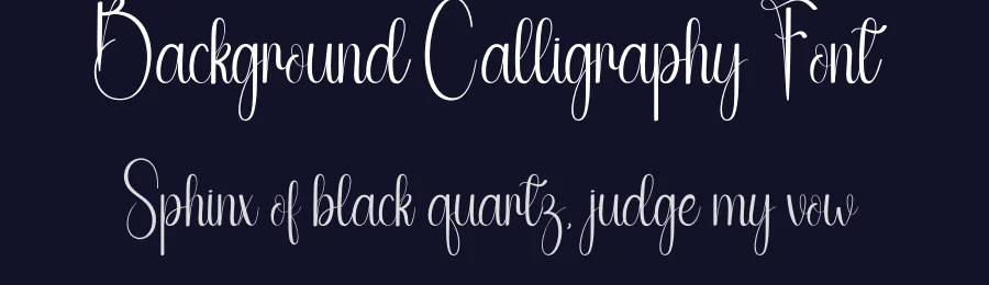 Background Calligraphy Font by andikastudio — Script Handwritten Font — thumbnail 2