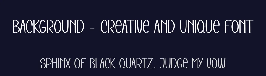 Background – Creative And Unique Font by andikastudio — Display Font — thumbnail 2