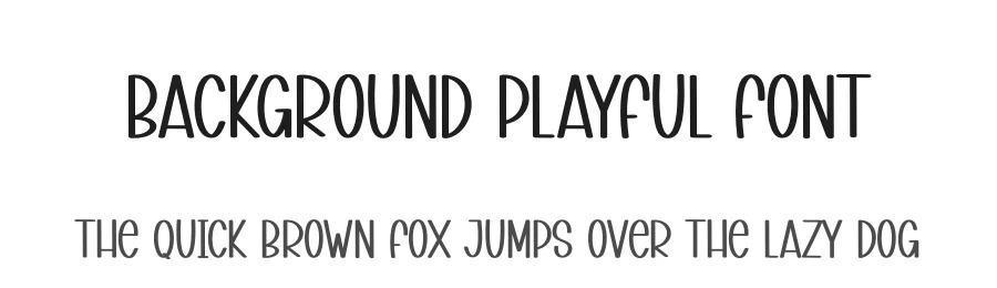 Background Playful Font by creativeletter — Script Handwritten Font