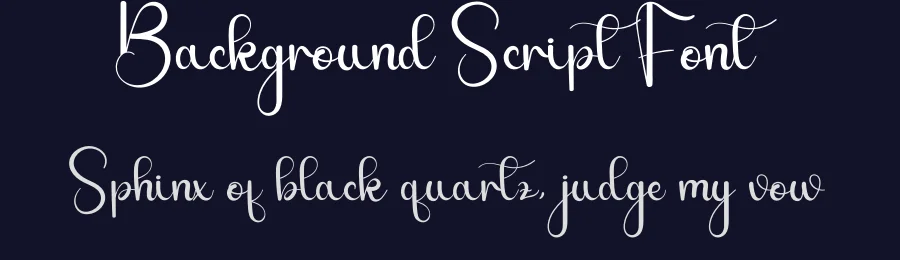 Background Script Font by andikastudio — Script Handwritten Font — thumbnail 2