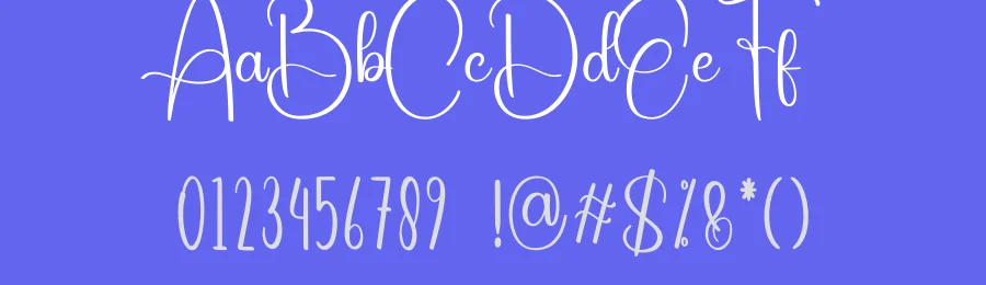 Background Script Font by creativeletter — Script Handwritten Font — thumbnail 3