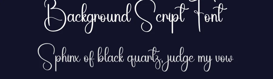 Background Script Font by creativeletter — Script Handwritten Font — thumbnail 2