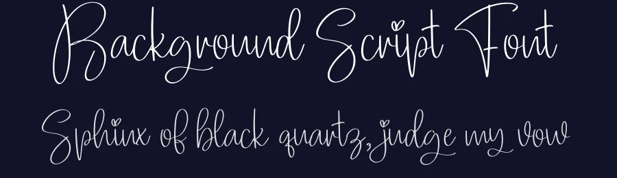 Background Script Font by creativeletter — Script Handwritten Font — thumbnail 2