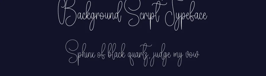 Background Script Typeface by creativeletter — Script Handwritten Font — thumbnail 2
