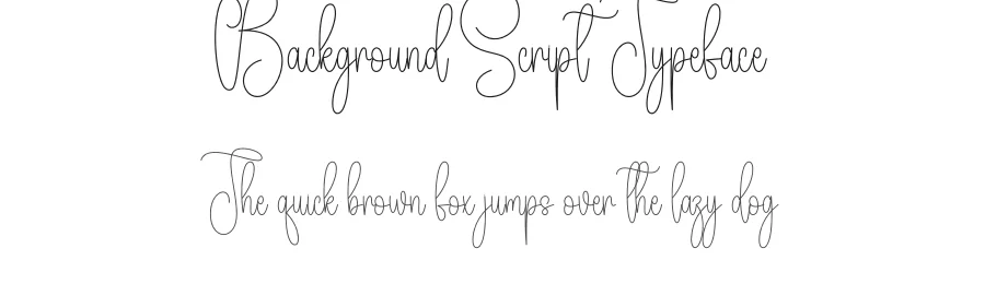 Background Script Typeface by creativeletter — Script Handwritten Font