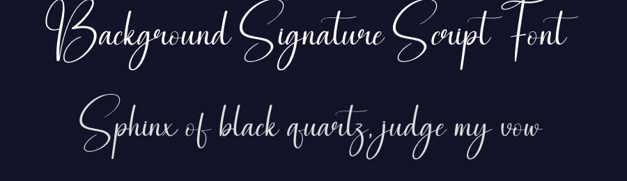 Background Signature Script Font by creativeletter — Script Handwritten Font — thumbnail 2