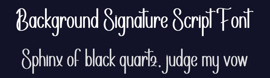 Background Signature Script Font by andikastudio — Display Font — thumbnail 2