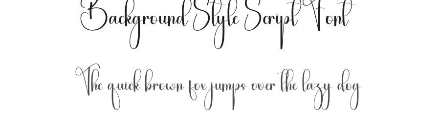 Background Style Script Font by andikastudio — Script Handwritten Font